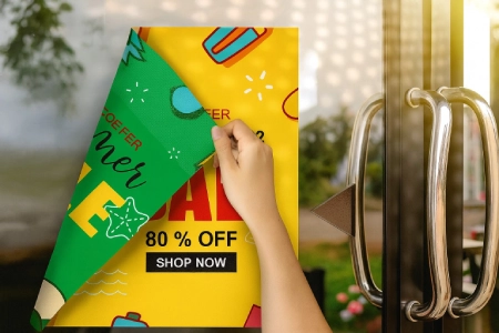 از چسب دوطرفه‌ی SpotOn Duo Mounting Adhesive شرکت Drytac